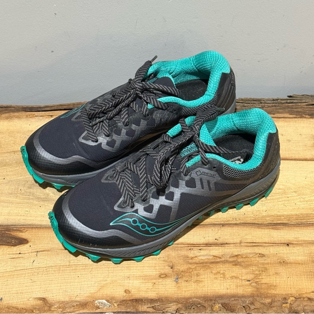 Saucony Peregrine 8 GTX‎ hiking shoes Size 8.5 A48 - Picture 3 of 12